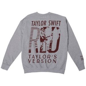 Taylor Swift But Loving Him Was Red crew neck new small